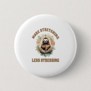 Meer stretching minder stressloth ronde button 5,7 cm