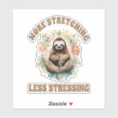 Meer stretching minder stressloth sticker (Vel)