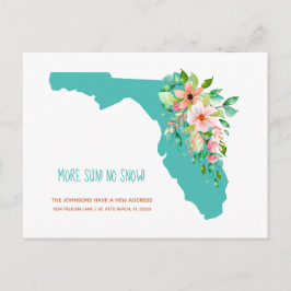 Meer Sun No Snow New Address Florida Map Aankondigingskaart