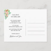 Meer Sun No Snow New Address Florida Map Aankondigingskaart (Achterkant)