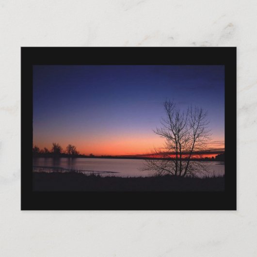 Meer Sunrise Briefkaart (Voorkant)
