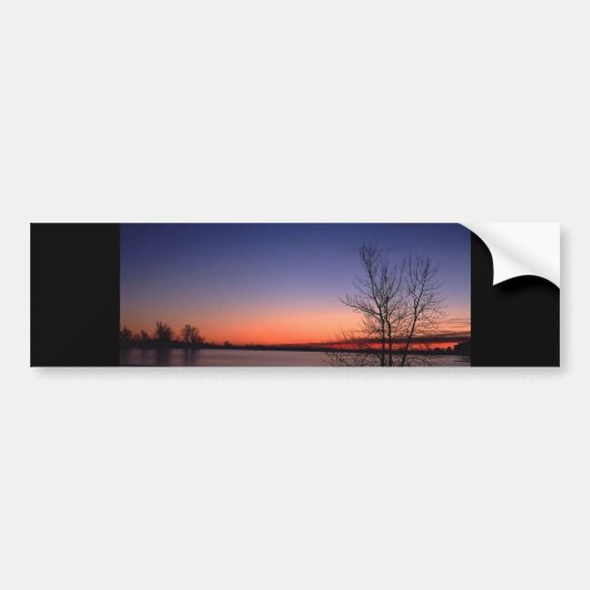 Meer Sunrise Bumpersticker (Voorkant)