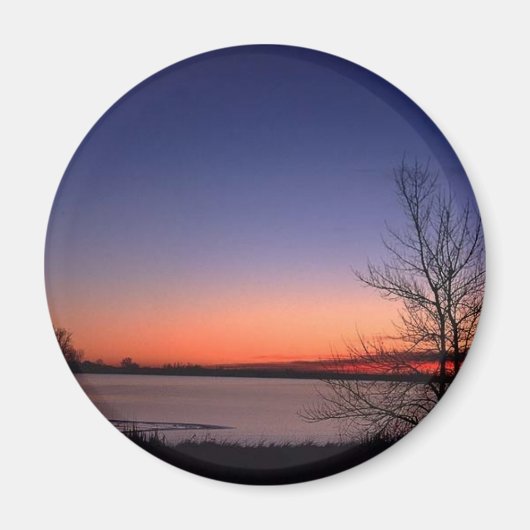 Meer Sunrise Magneet (Voorkant)
