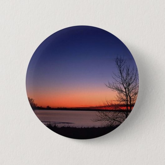 Meer Sunrise Ronde Button 5,7 Cm (Voorkant)