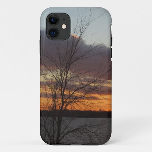 Meer Sunset iPhone 5 Hoesje (Achterkant)