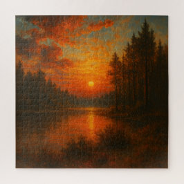 Meer Sunset Legpuzzel