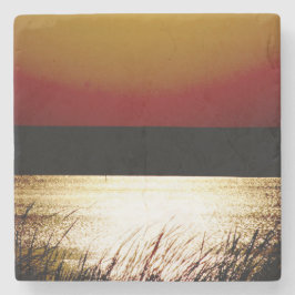 Meer Sunset Stenen Onderzetter