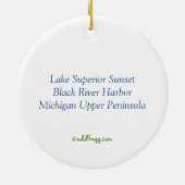 Meer superieur zonnesiermiddel keramisch ornament (Achterkant)