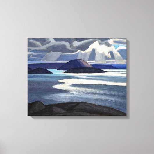 Meer superieure schets | Lawren Harris | Canvas Afdruk (Voorkant)