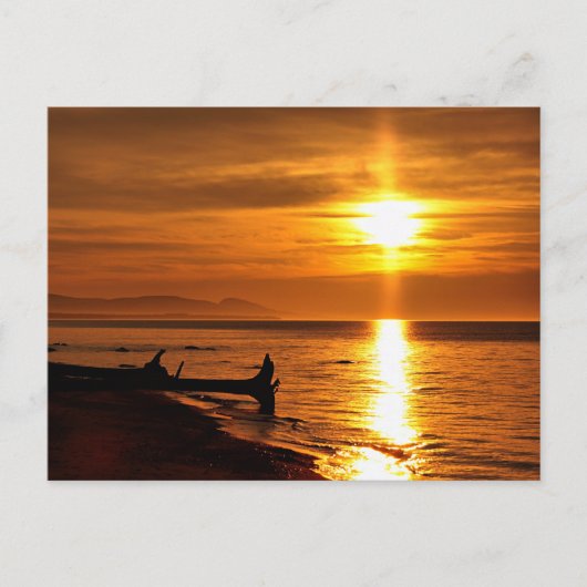 Meer superieure zon briefkaart (Voorkant)