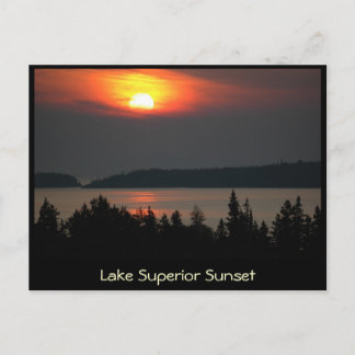 Meer superieure zon briefkaart