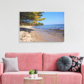 Meer Superior, Brunette Park in de herfst Canvas Afdruk (Insitu (Woonkamer))