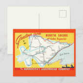 Meer Superior - Noordelijke Oever Briefkaart (Voorkant / Achterkant)