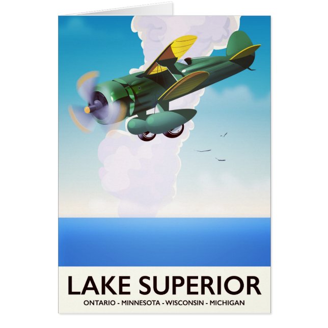 Meer Superior prop vintage reisposter (Voorkant)