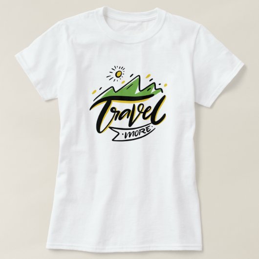 Meer T-shirt reizen (Design voorkant)