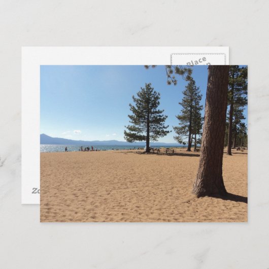 Meer Tahoe Evergreens Briefkaart (Voorkant / Achterkant)