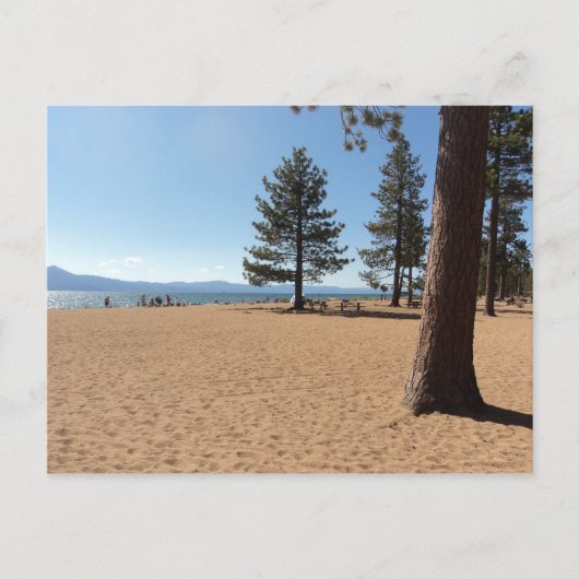 Meer Tahoe Evergreens Briefkaart (Voorkant)