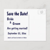 Meer Tahoe red de Datum! Aankondigingskaart (Achterkant)