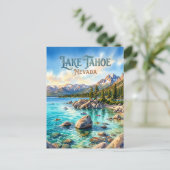 Meer Tahoe State Park VS Briefkaart (Staand voorkant)