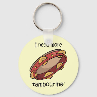 meer tambourine nodig sleutelhanger