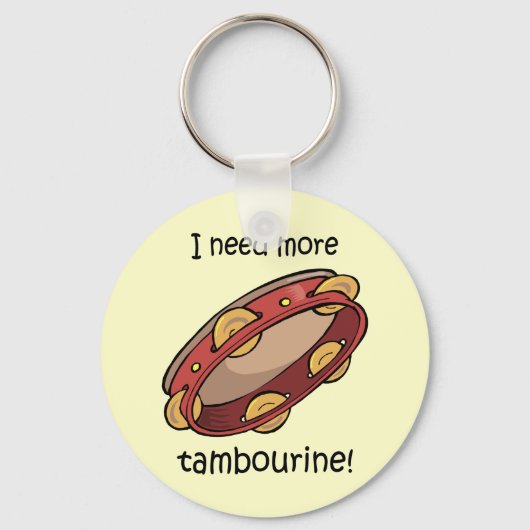 meer tambourine nodig sleutelhanger (Voorkant)