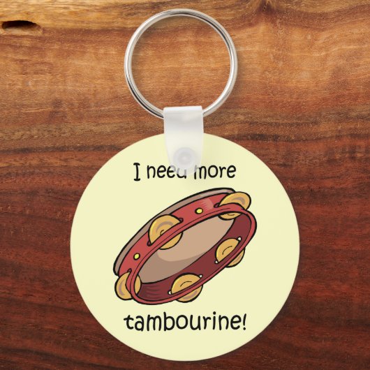 meer tambourine nodig sleutelhanger (Voorkant)