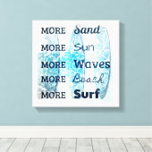 Meer tapijdocanvas canvas afdruk (Insitu (Houten vloer))