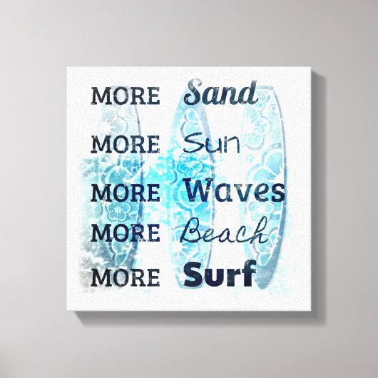 Meer tapijdocanvas canvas afdruk (Voorkant)