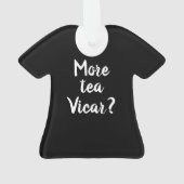 Meer tea Vicar Cute Clergy Ornament (achterkant)