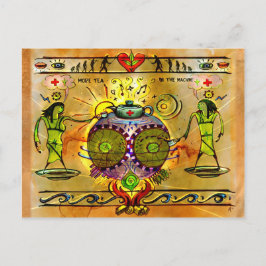 Meer thee-briefkaart briefkaart