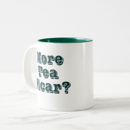 Meer thee-Vicar Tweekleurige Koffiemok (Voorkant links)