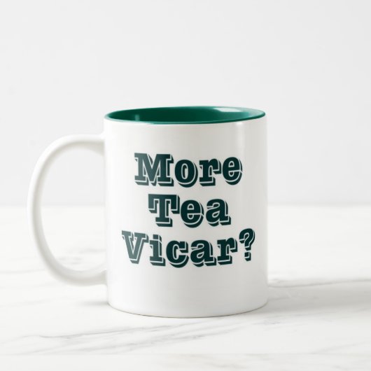 Meer thee-Vicar Tweekleurige Koffiemok (Links)