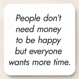 Meer tijd hard plastic Onderzetter