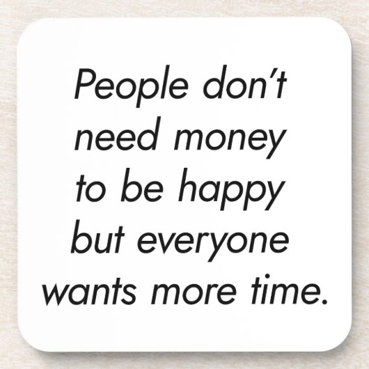 Meer tijd hard plastic Onderzetter (Voorkant)