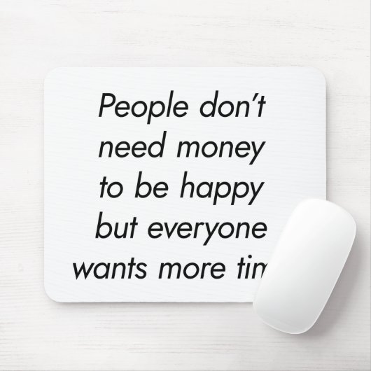 Meer tijd Muismat (Met muis)