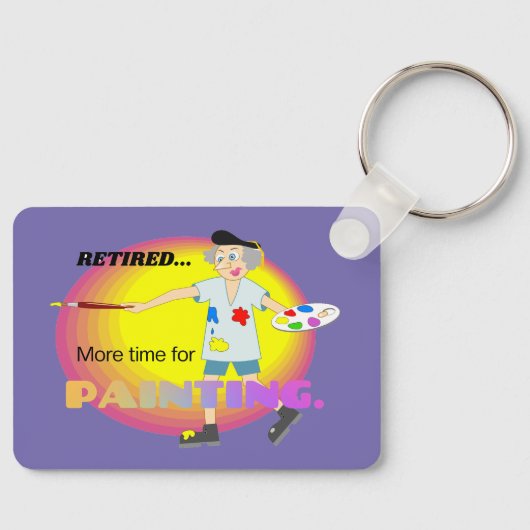 Meer tijd om te schilderen, sleutelhanger (Voorkant)