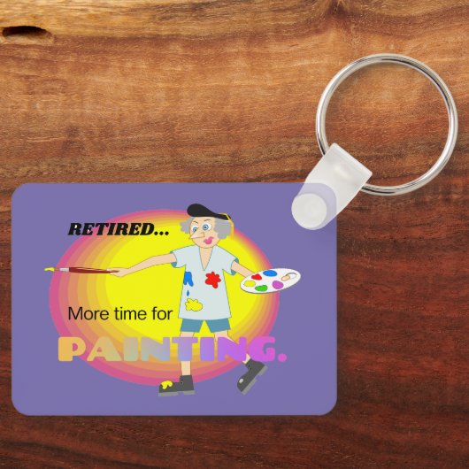Meer tijd om te schilderen, sleutelhanger (Voorkant)