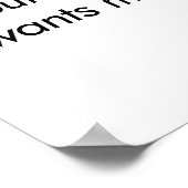 Meer tijd Poster (Hoek)