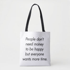 Meer Tijd Schouder Tote Tas