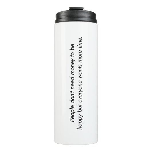 Meer tijd thermische getumbler thermosbeker (Voorkant)