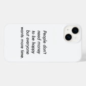 Meer tijd voor iPhone Case (Achterkant (horizontaal))