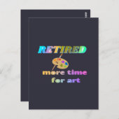 Meer tijd voor kunst briefkaart (Voorkant / Achterkant)