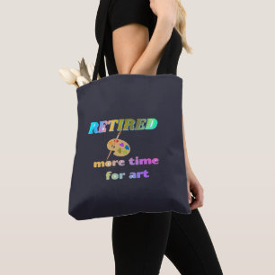 Meer tijd voor kunst tote bag