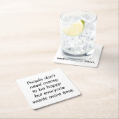 Meer tijdpapier-Onderzetter Kartonnen Onderzetters (Insitu)