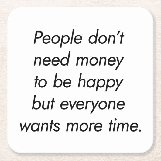 Meer tijdpapier-Onderzetter Kartonnen Onderzetters (Voorkant)