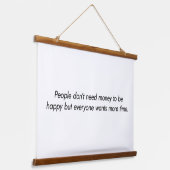 Meer time-houten wandtapijt hangend wandkleed (Gebogen)