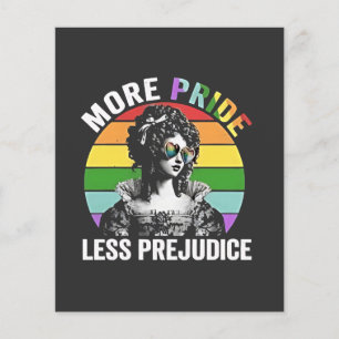 Meer trots, minder vooroordeel LGBT Gay Pride Maan Flyer