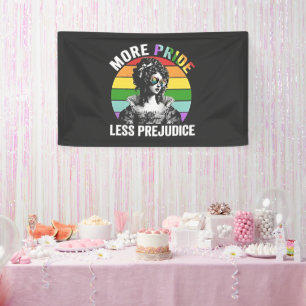 Meer trots, minder vooroordeel LGBT Gay Pride Maan Spandoek