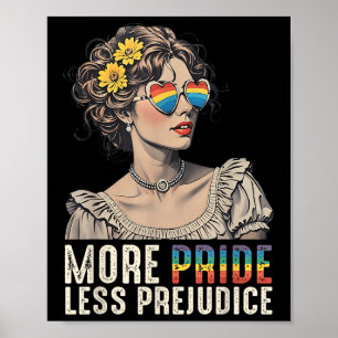 Meer trots minder vooroordeel Lgbt Queer Vintage K Poster