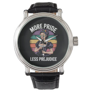 Meer trots minder vooroordeel LGBTQ Gay Pride-bond Horloge